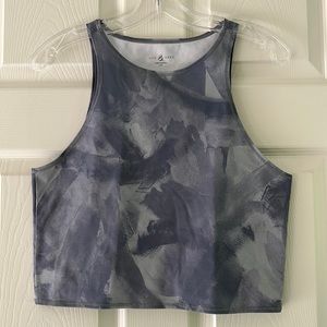 Lou & Grey (L/XL) grey cropped tank top.